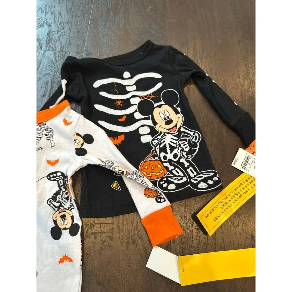 Halloween Disney pj shirt bundle‎ size 18m nwt